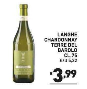 Ok Market LANGHE CHARDONNAY TERRE DEL BAROLO CL. 75 offerta