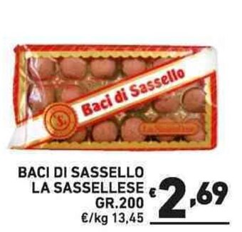 Ok Market BACI DI SASSELLO LA SASSELLESE GR. 200 offerta
