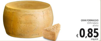 Spazio Conad GRAN FORMAGGIO 100% italiano offerta