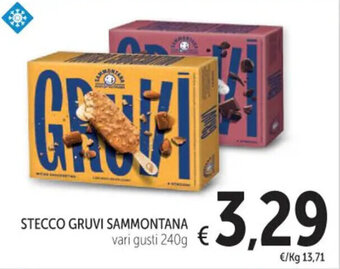 Spazio Conad STECCO GRUVI SAMMONTANA vari gusti 240g offerta