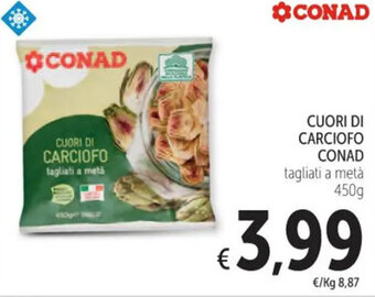 Spazio Conad CUORI DI CARCIOFO tagliati a metà 450g offerta