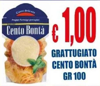 Supermercato Papale GRATTUGIATO CENTO BONTÀ GR 100 offerta