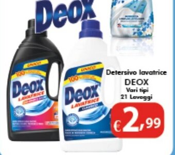 Bernava Detersivo lavatrice DEOX Vari tipi 21 Lavaggi offerta