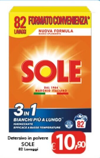 Bernava Detersivo in polvere SOLE 82 Lavaggi offerta
