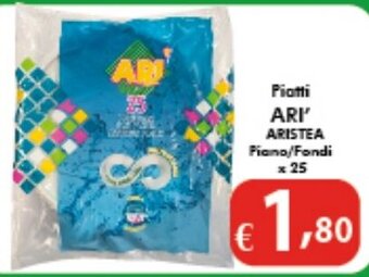 Bernava Piatti ARI' ARISTEA Piano/Fondi x25 offerta
