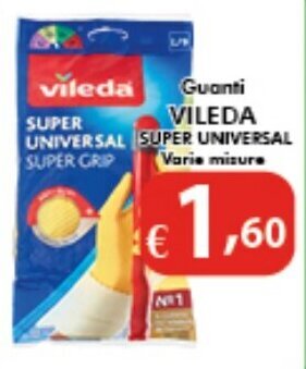 Bernava Guanti VILEDA SUPER UNIVERSAL Varie misure offerta