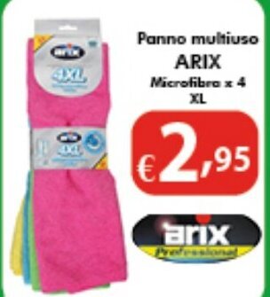 Bernava Panno multiuso ARIX Microfibra x 4 XL offerta