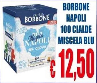 Supermercato Papale BORBONE NAPOLI 100 CIALDE MISCELA BLU offerta