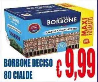 Supermercato Papale BORBONE DECISO 80 CIALDE offerta