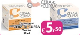 Crema viso CERA DI CUPRA Vari tipi 50 ml