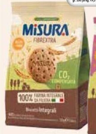 Galassia Biscotti integrali fibrextra Misura gr. 330 offerta