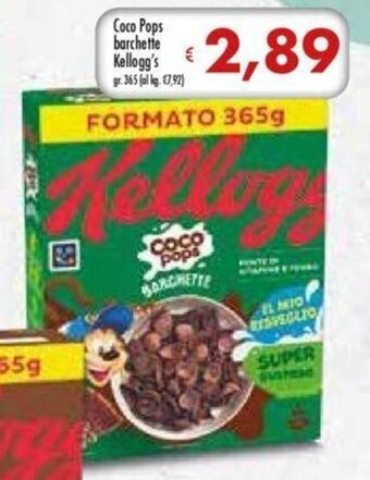 Galassia Coco Pops barchette Kellogg's gr 365 offerta