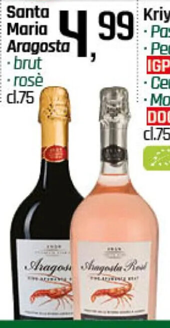 Famila Superstore Santa Maria Aragosta cl.75 offerta