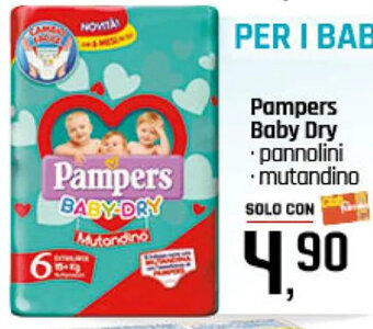 Famila Superstore Pampers Baby Dry offerta