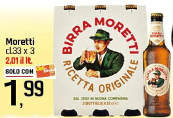 Famila Superstore Moretti cl.33 x 3 offerta