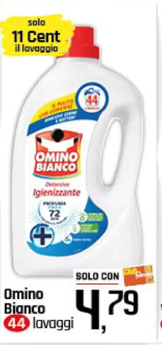 Famila Superstore Omino Bianco 48 lavaggi offerta