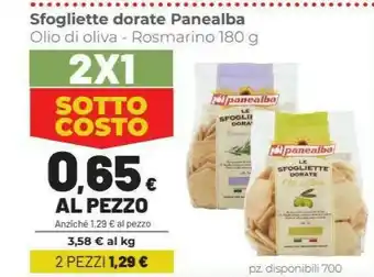 Coop Panealba Sfogliette Dorate Con Olio Di Oliva 180g offerta
