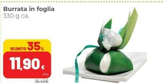Coop Burrata In Foglia offerta
