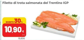 Coop Filetto Di Trota Salmonata Del Trentino Igp offerta