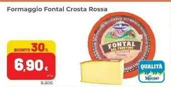 Coop Formaggio Fontal Crosta Rossa offerta