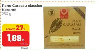 Coop Koromè - Pane Carasau offerta