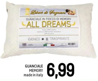 Famila Superstore GUANCIALE MEMORY made in italy offerta