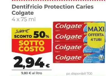 Coop Colgate Dentifricio Protection Caries offerta