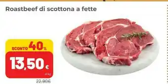 Coop Roastbeef Di Scottona A Fette offerta