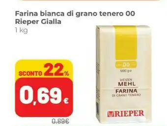 Coop Rieper - Farina Di Grano Tenero Weizen Mehl Tipo 0 1000 G(ml) offerta