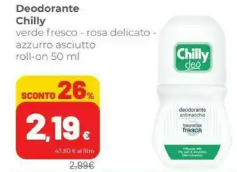 Coop Chilly Deodorante offerta