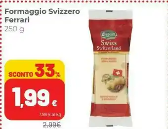 Coop Ferrari Formaggio Svizzero offerta