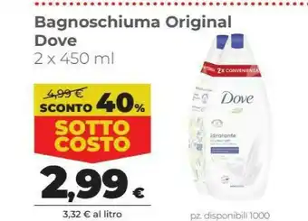 Coop Dove Bagnoschiuma Original offerta
