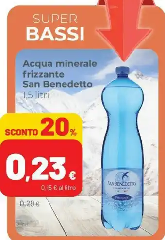 Coop San Benedetto Acqua Minerale Leggermente Frizzante offerta
