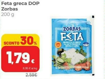 Coop Zorbas Feta 200 G(ml) offerta