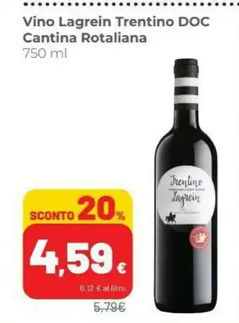 Coop Cantina Rotaliana Vino Lagrein Trentino Doc offerta