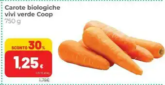 Coop Vivi verde coop Carote offerta