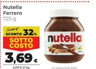 Coop Ferrero Nutella offerta