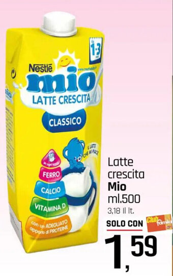 Famila Superstore Latte crescita Mio ml.500 offerta