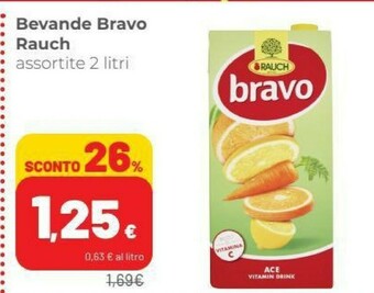 Coop Rauch Bravo Arancia 2000 G(ml) offerta