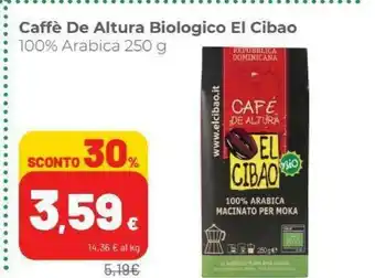 Coop El Cibao Caffe De Altura Biologico offerta