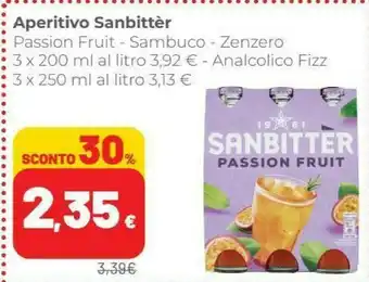 Coop Sanbitter Aperitivo Passion Fruit offerta