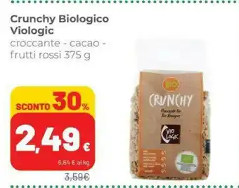 Coop Viologic Crunchy Bio Ai Frutti Rossi E Bacche Di Goji 375 G(ml) offerta