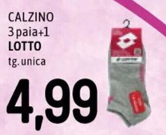 Famila Superstore CALZINO 3 paia+1 LOTTO offerta