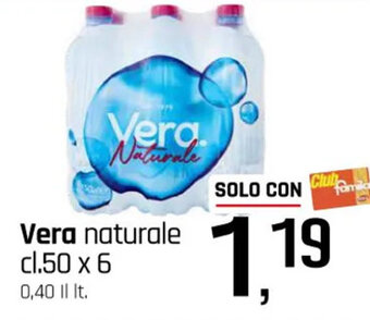 Famila Superstore Vera naturale cl.50 x 6 offerta