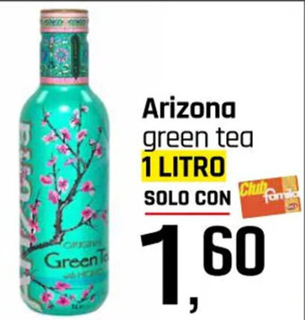 Arizona green tea 1 LITRO