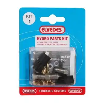 Kit adattatore idraulico per freni anteriori e posteriori in acciaio inox elvede