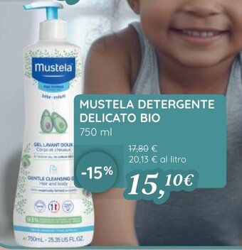Coop MUSTELA DETERGENTE DELICATO BIO 750 ml offerta
