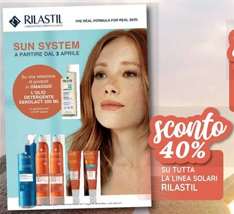 Coop SU TUTTA LA LINEA SOLARI RILASTIL offerta