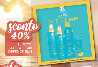 Coop SU TUTTA LA LINEA SOLARI DEFENCE SUN offerta