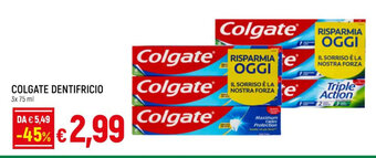 COLGATE DENTIFRICIO 3x 75 ml